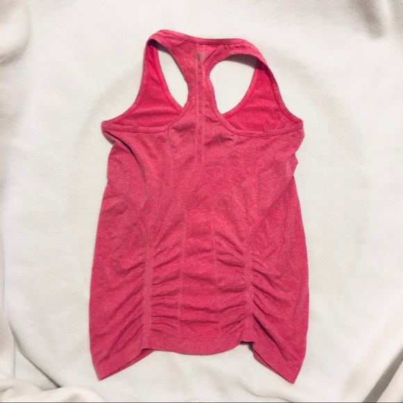 Athleta Fastest Track Racerback Tank Orange Medium - Picture 2 of 3